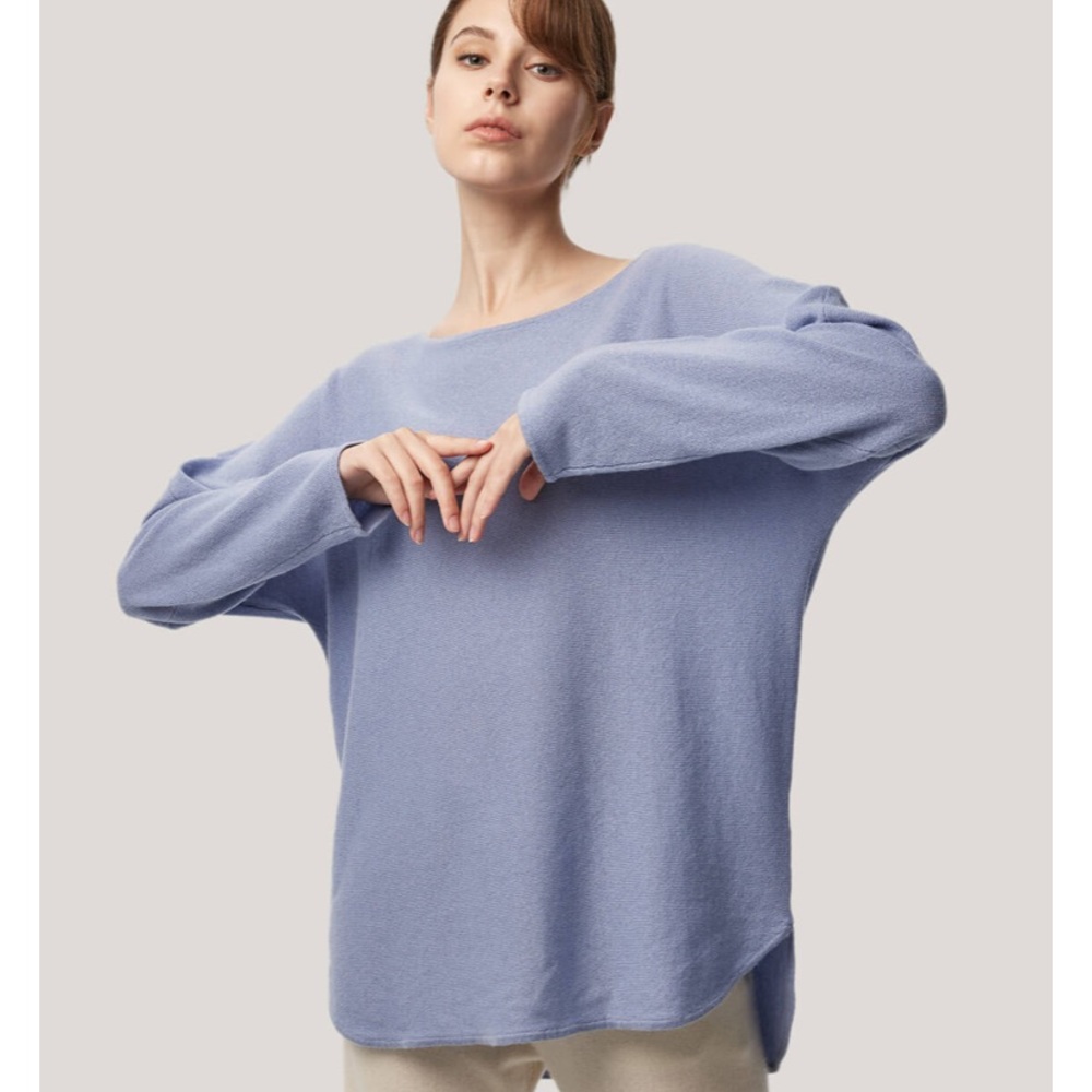 Cashmere boatneck sweater